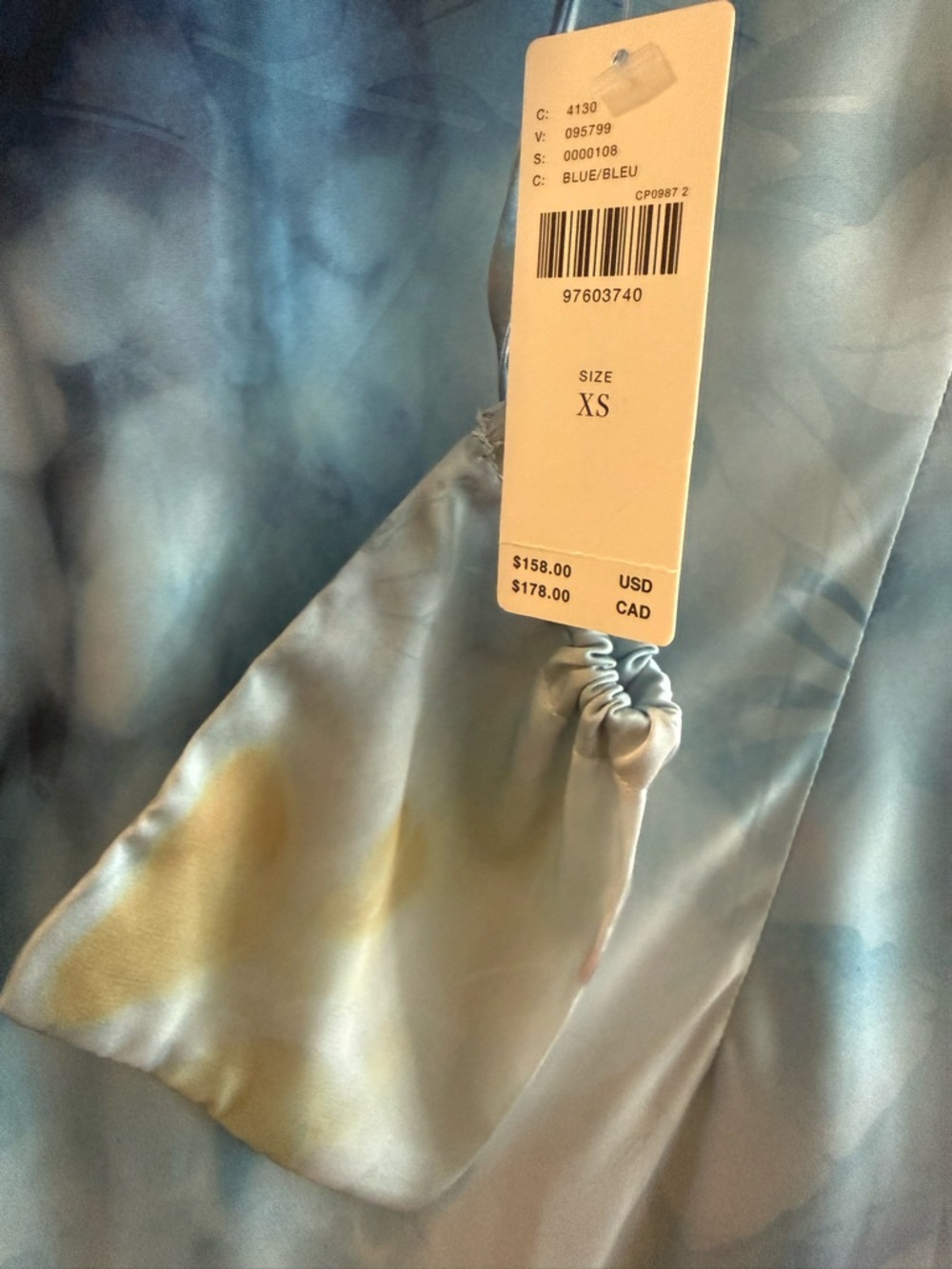 Anthropologie Watercolor Dress - Picture 9 of 10